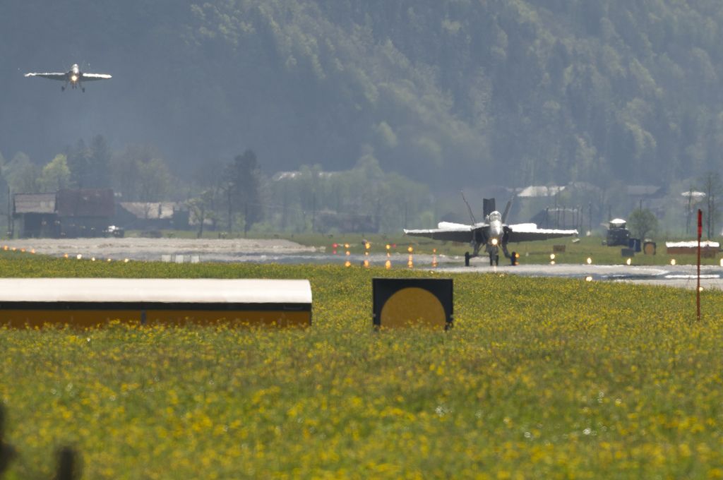 airforce base10 The Swiss Airforce from Meiringen Airbase Securing World Economic Forum 2013