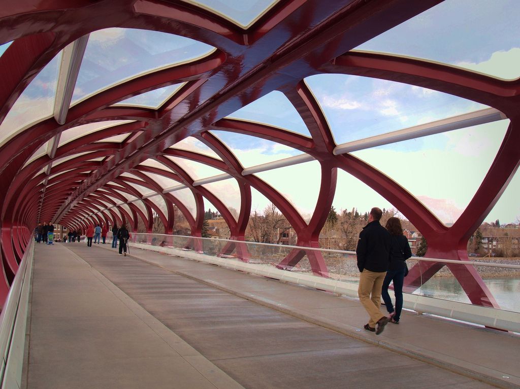 peace bridge Peace Bridge by Santiago Calatrava, Calgary
