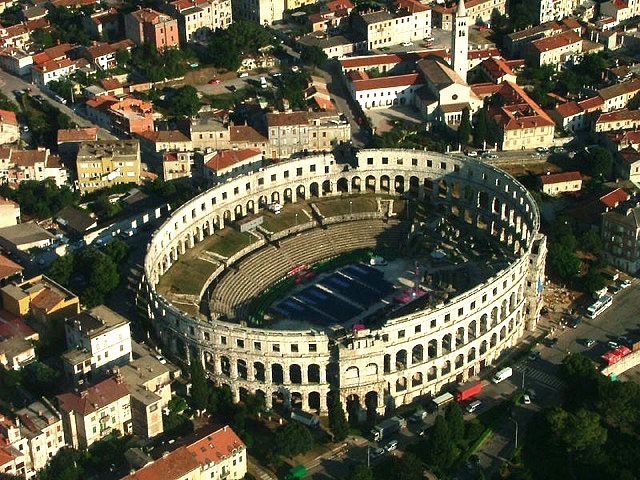 croatia pula19 Roman Arena in Pula, Croatia