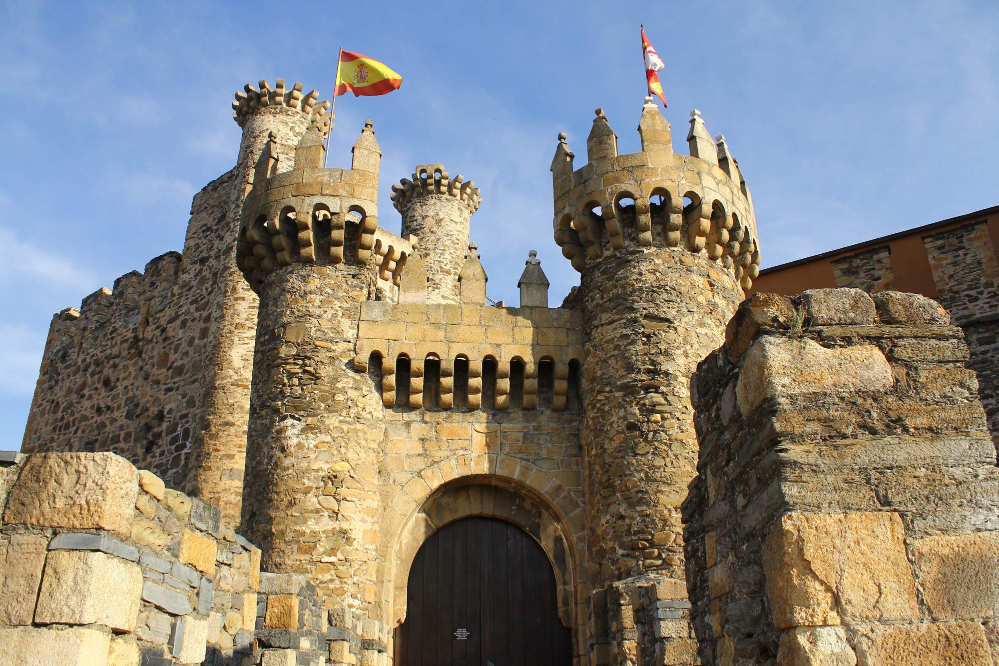 castle ponferrada3 Templar Castle of Ponferrada, Spain