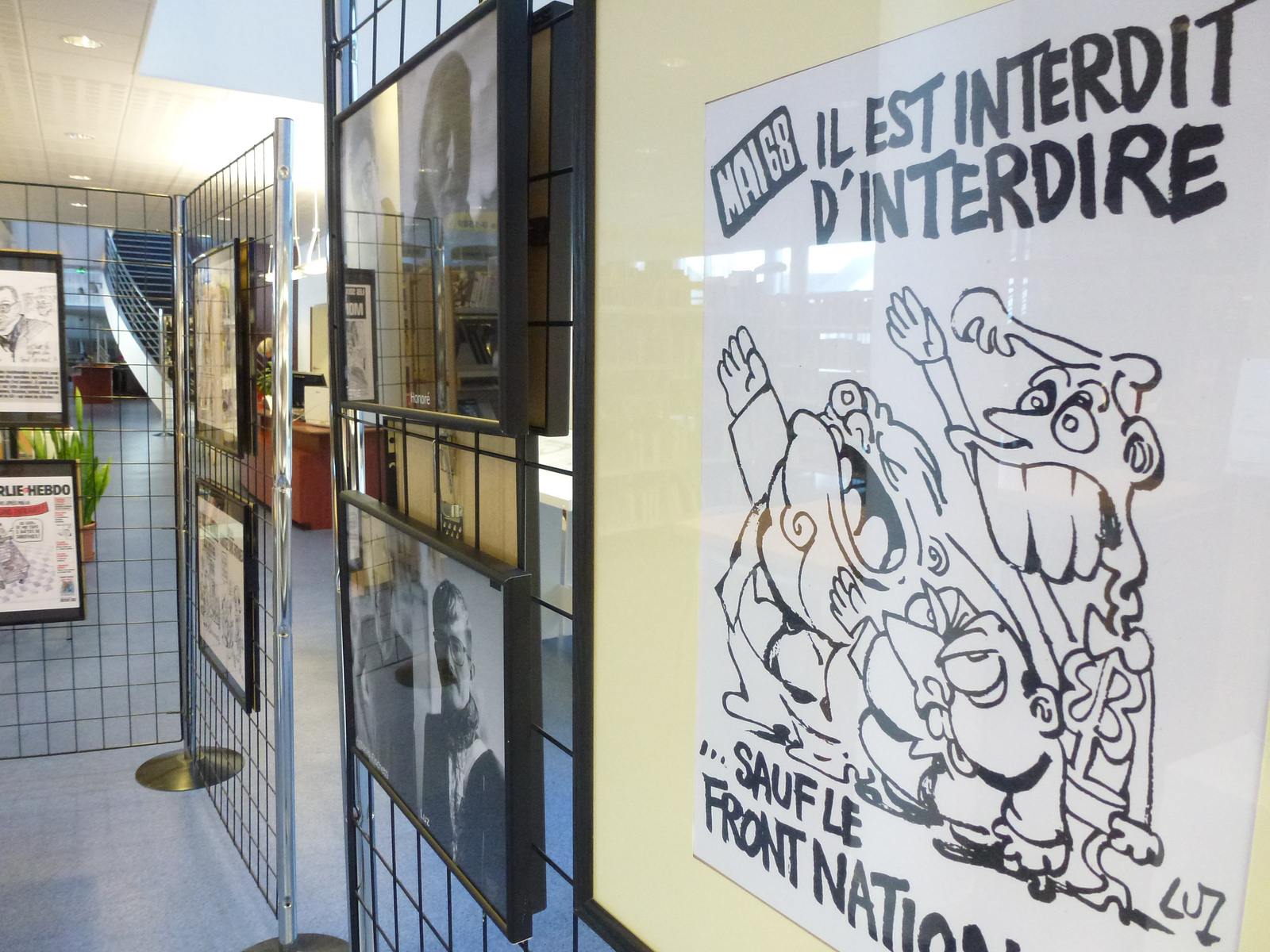 charlie hebdo exhibit10 Exhibition Charlie Hebdo at Quimperle