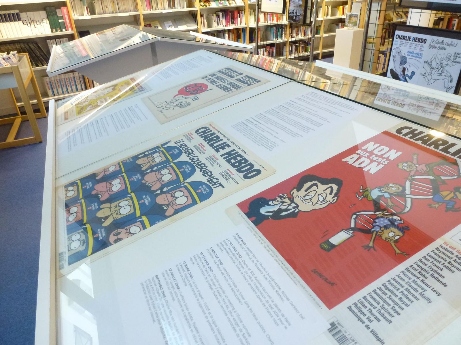 charlie hebdo exhibit7 Exhibition Charlie Hebdo at Quimperle