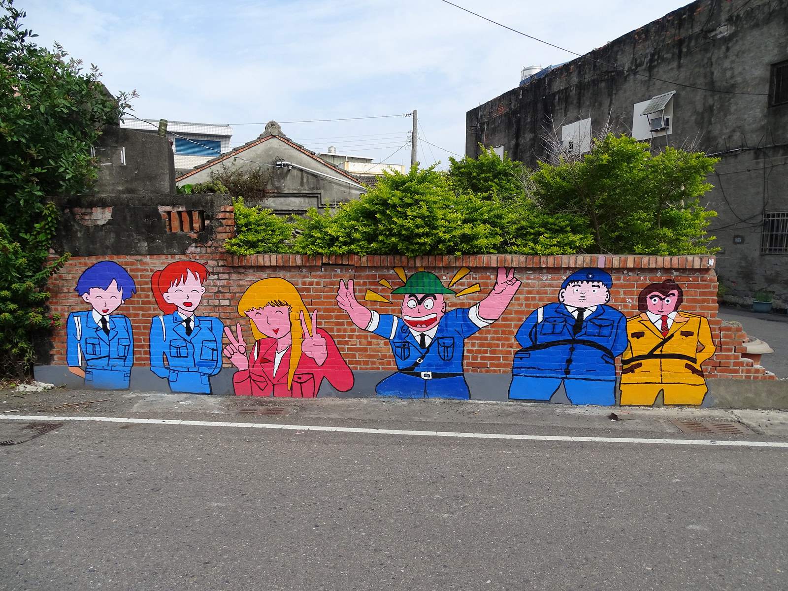 painted village5 Painted Fubao Village in Changhua