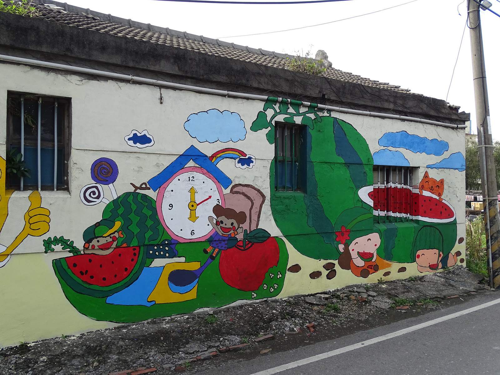 painted village6 Painted Fubao Village in Changhua