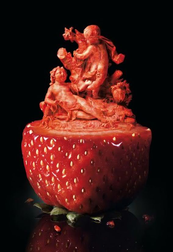 fruit carving Unbelievable Fruit and Vegetable Carving
