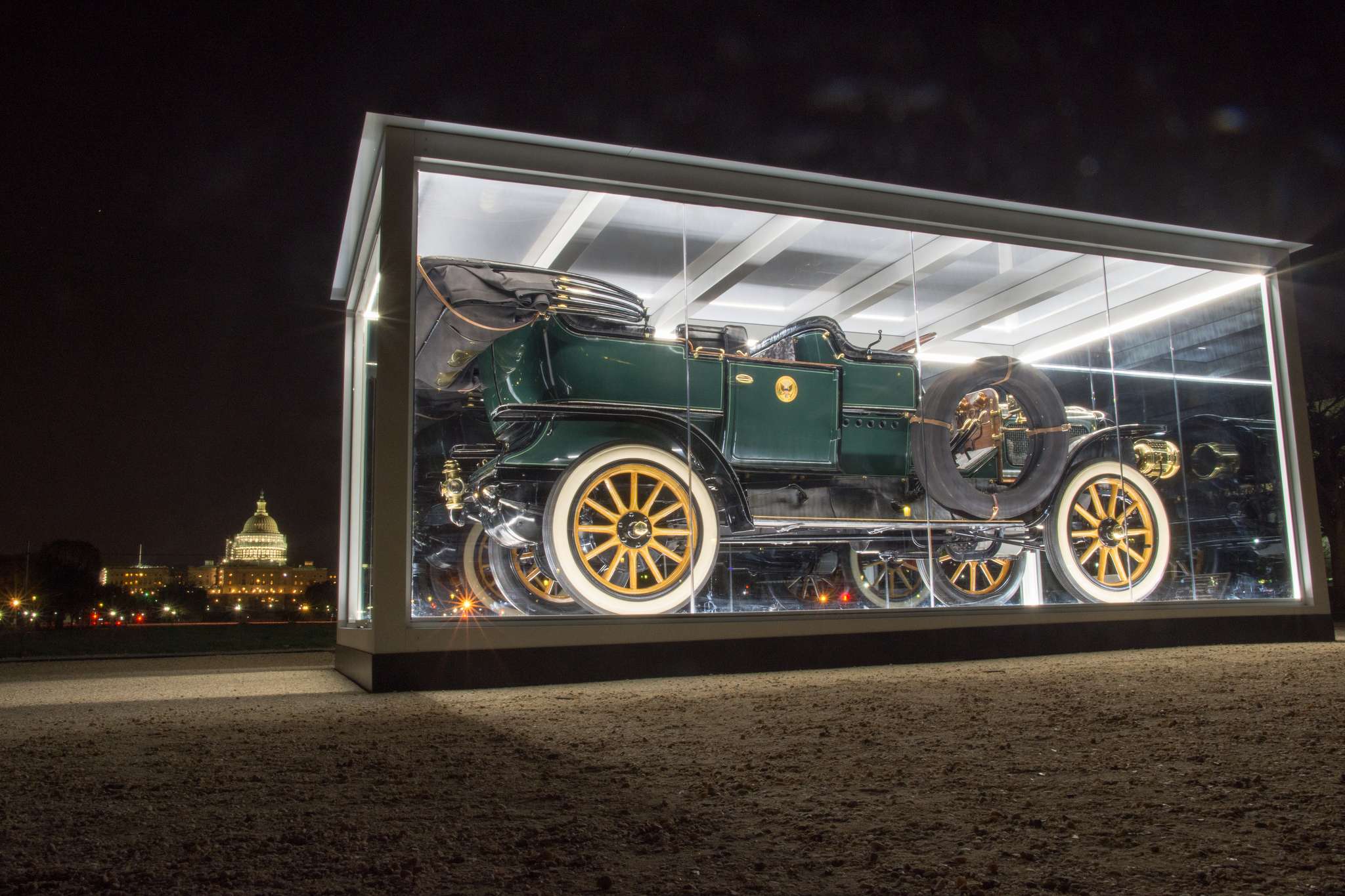 taft steam car Exhibition of Presidential Taft Steam Car at the National Mall