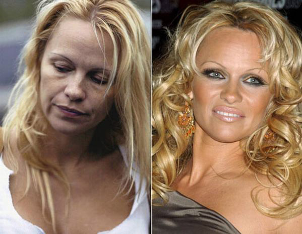 celebrities without makeup Celebrities With and Without MakeUp
