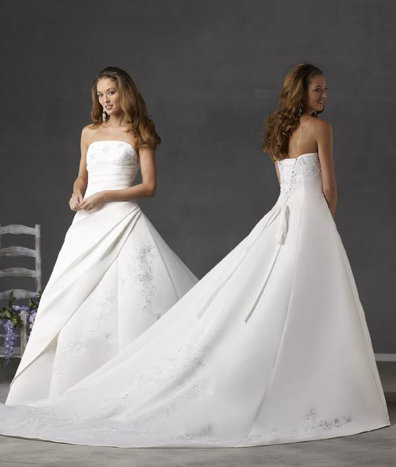 white wedding dress7 Be a Princess in White Wedding Dress