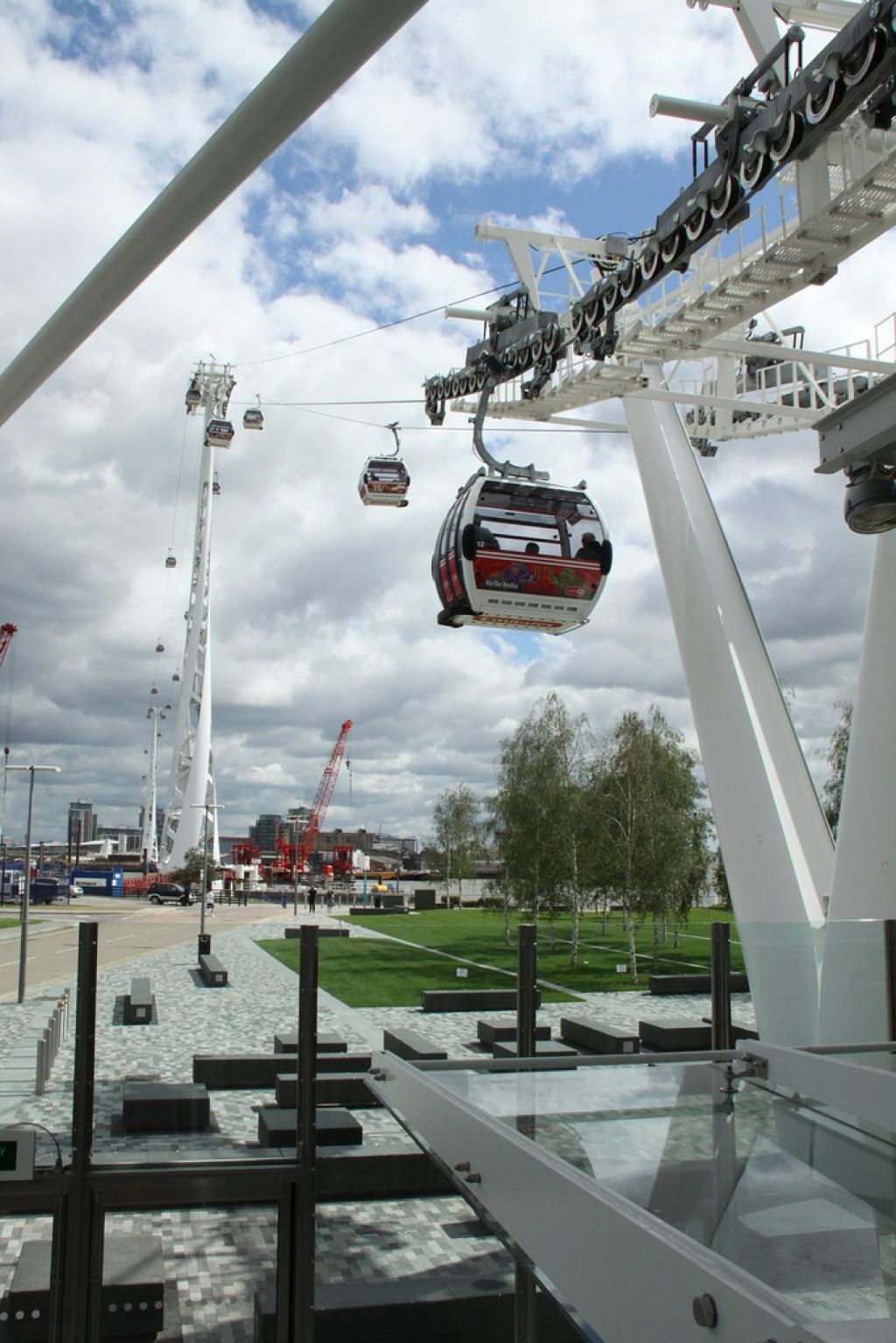 emirates air line1 London Olympics 2012   Cable Car over Thames