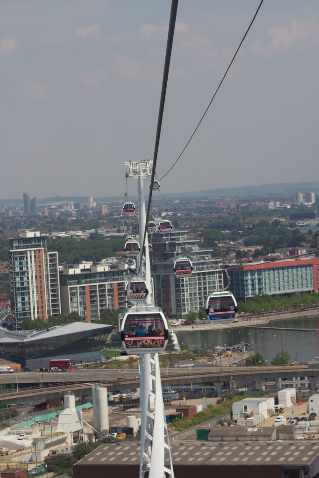 emirates air line13 London Olympics 2012   Cable Car over Thames