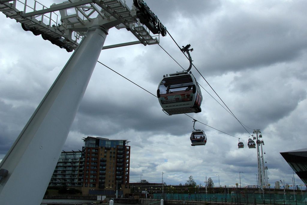 emirates air line6 London Olympics 2012   Cable Car over Thames