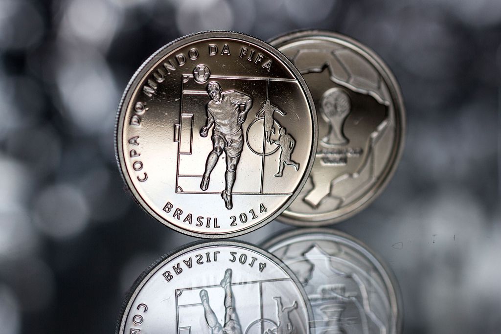 2014 brazil9 Commemorative Coins of the FIFA World Cup 2014 in Brazil