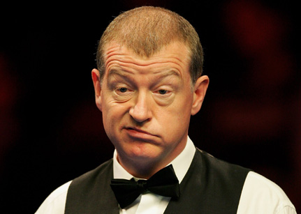 steve davis Snooker Legend Steve Davis at Crucible Theatre