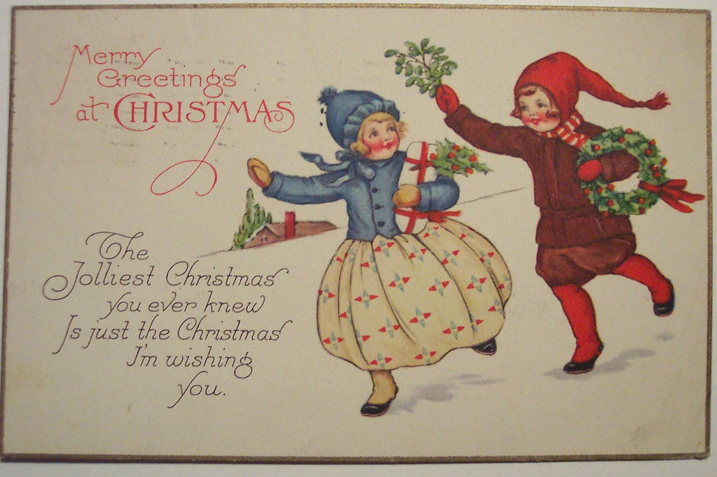 christmas card7 Best Vintage Christmas Card and Wishes