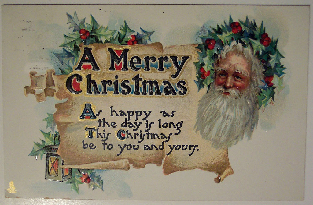 christmas card8 Best Vintage Christmas Card and Wishes