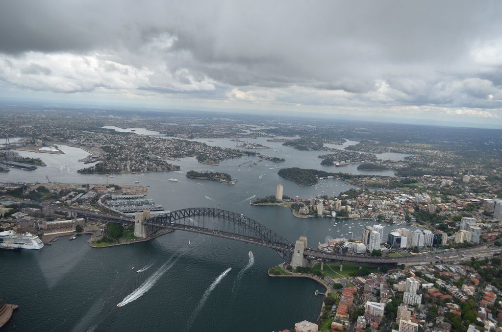 helicopter flight2 Helicopter flight over Sydney