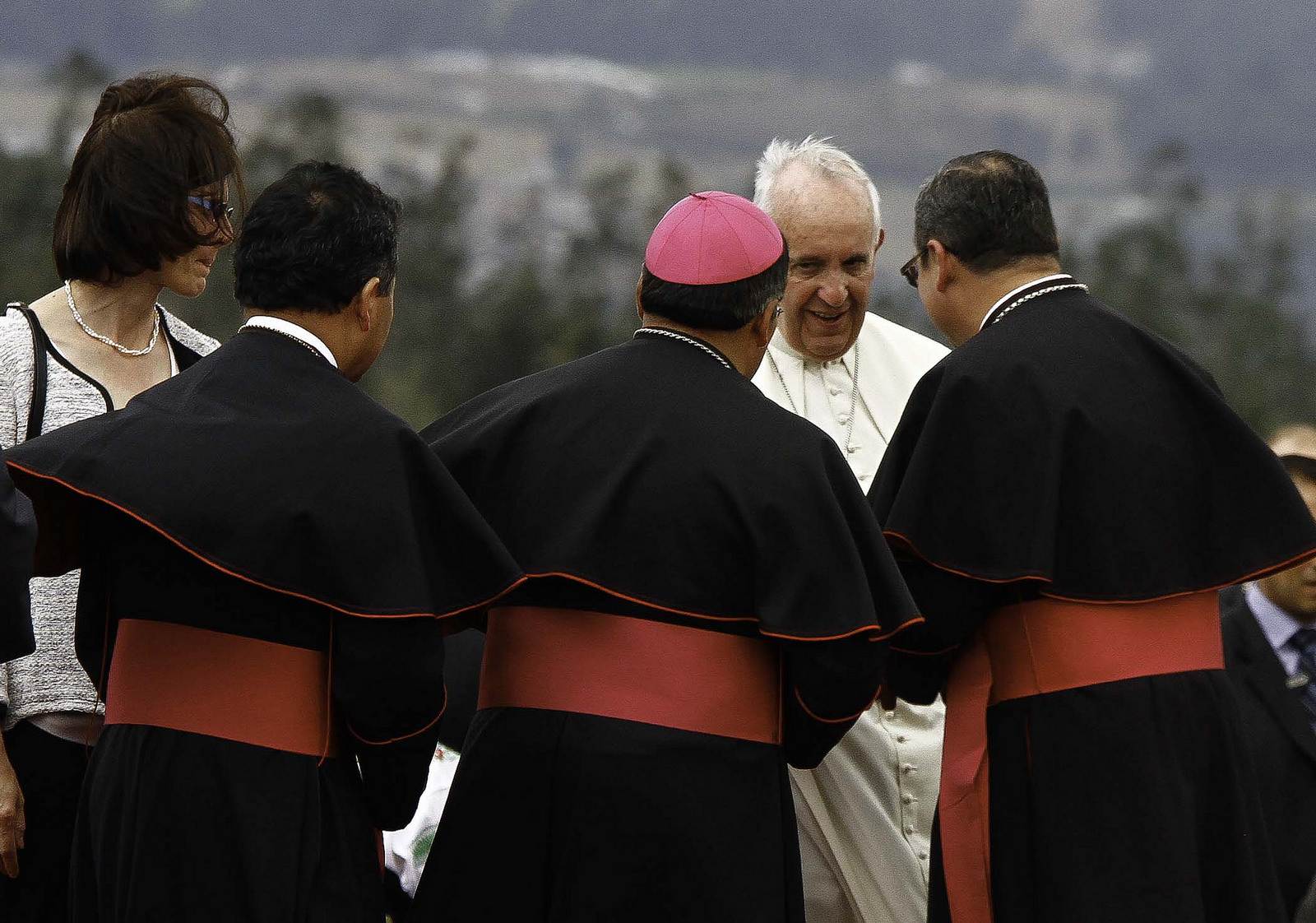 pope francis5 Pope Francis leaving Ecuador