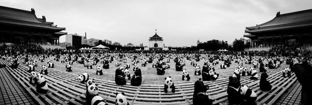 panda world tour2 Paper Pandas at Panda World Tour in Taipei