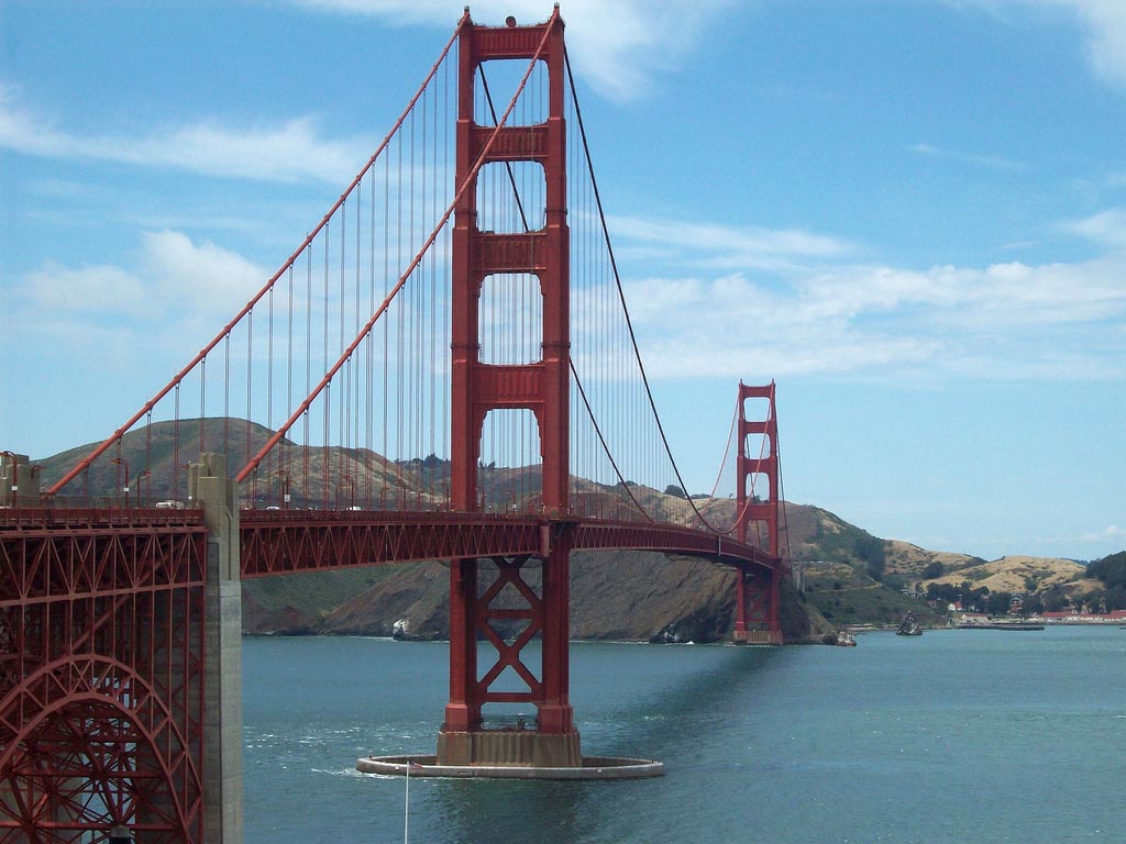 golden gate bridge Elegant Golden Gate Bridge in San Francisco, CA