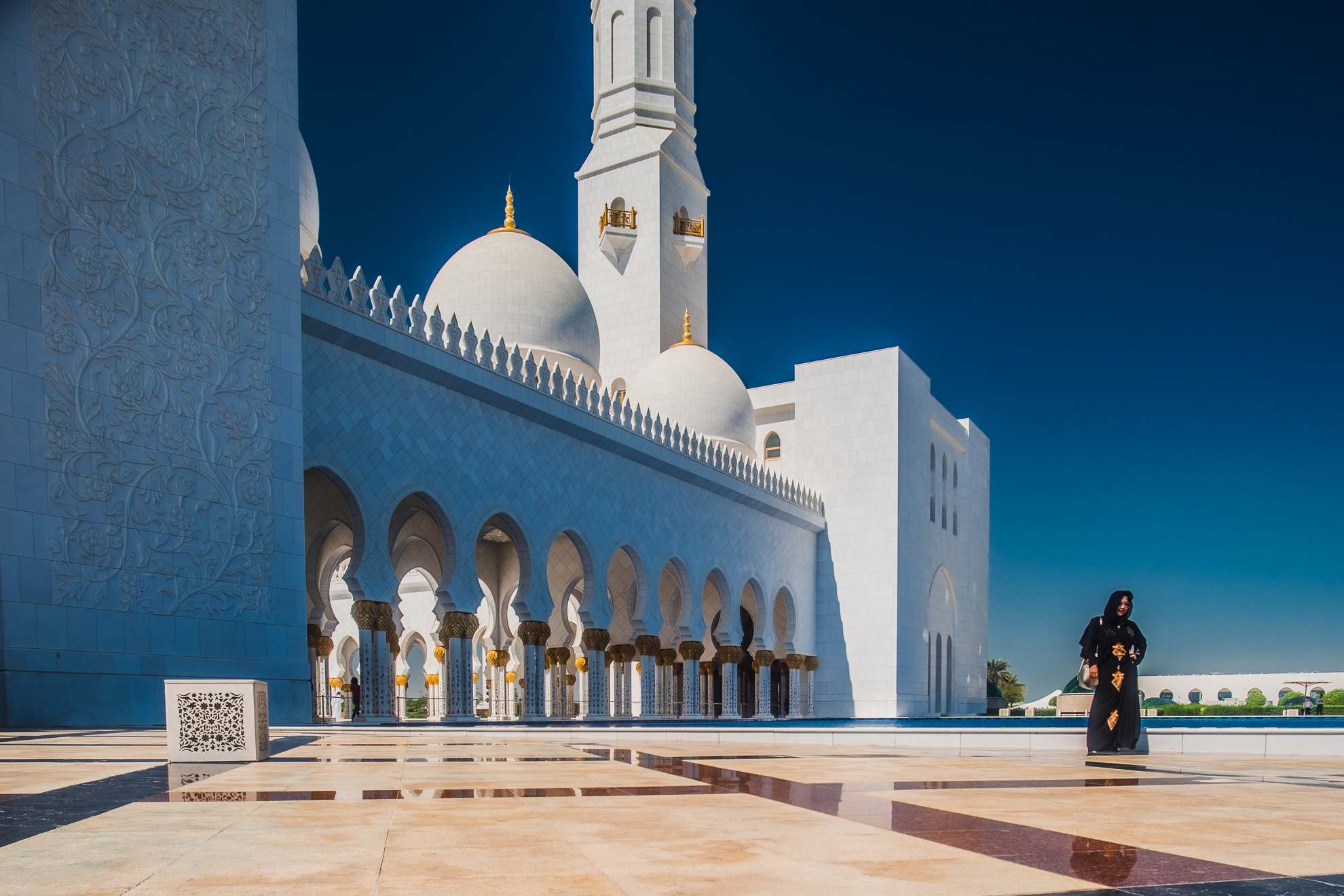 sheikh zayed grand mosque6 Picturesque Sheikh Zayed Grand Mosque in Abu Dhabi