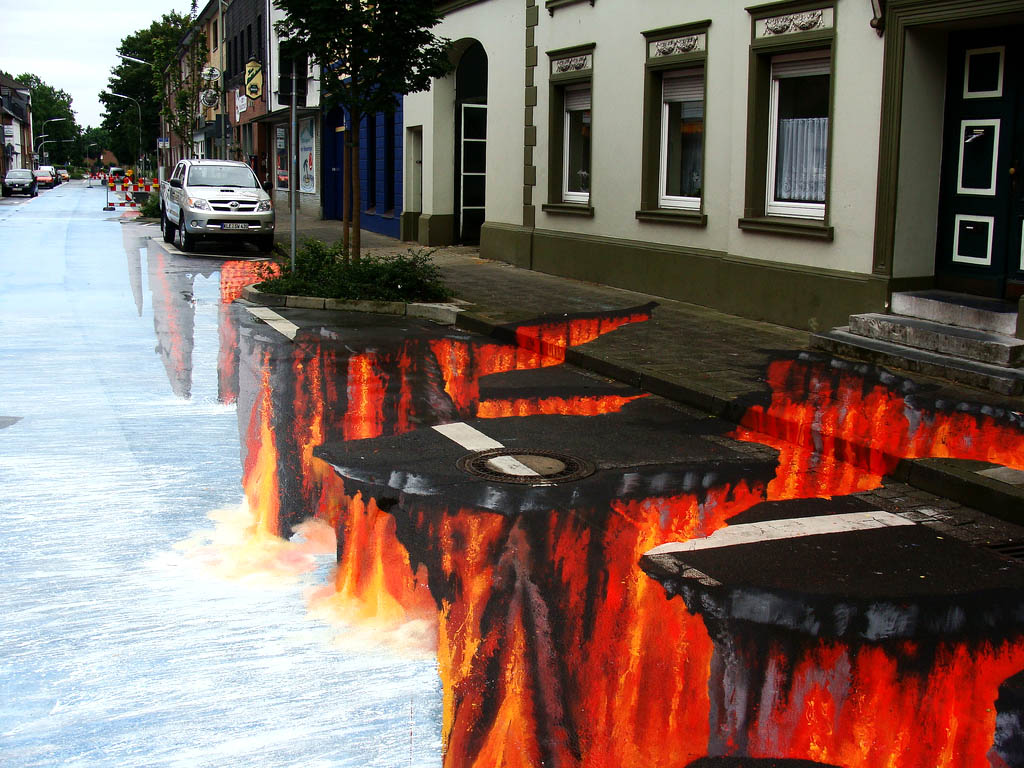 street art15 Amazing 3D Street Art Paintings