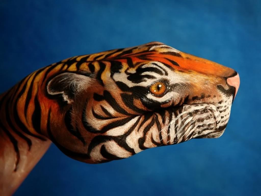 bodypainting7 Best Animal Hands Bodypainting