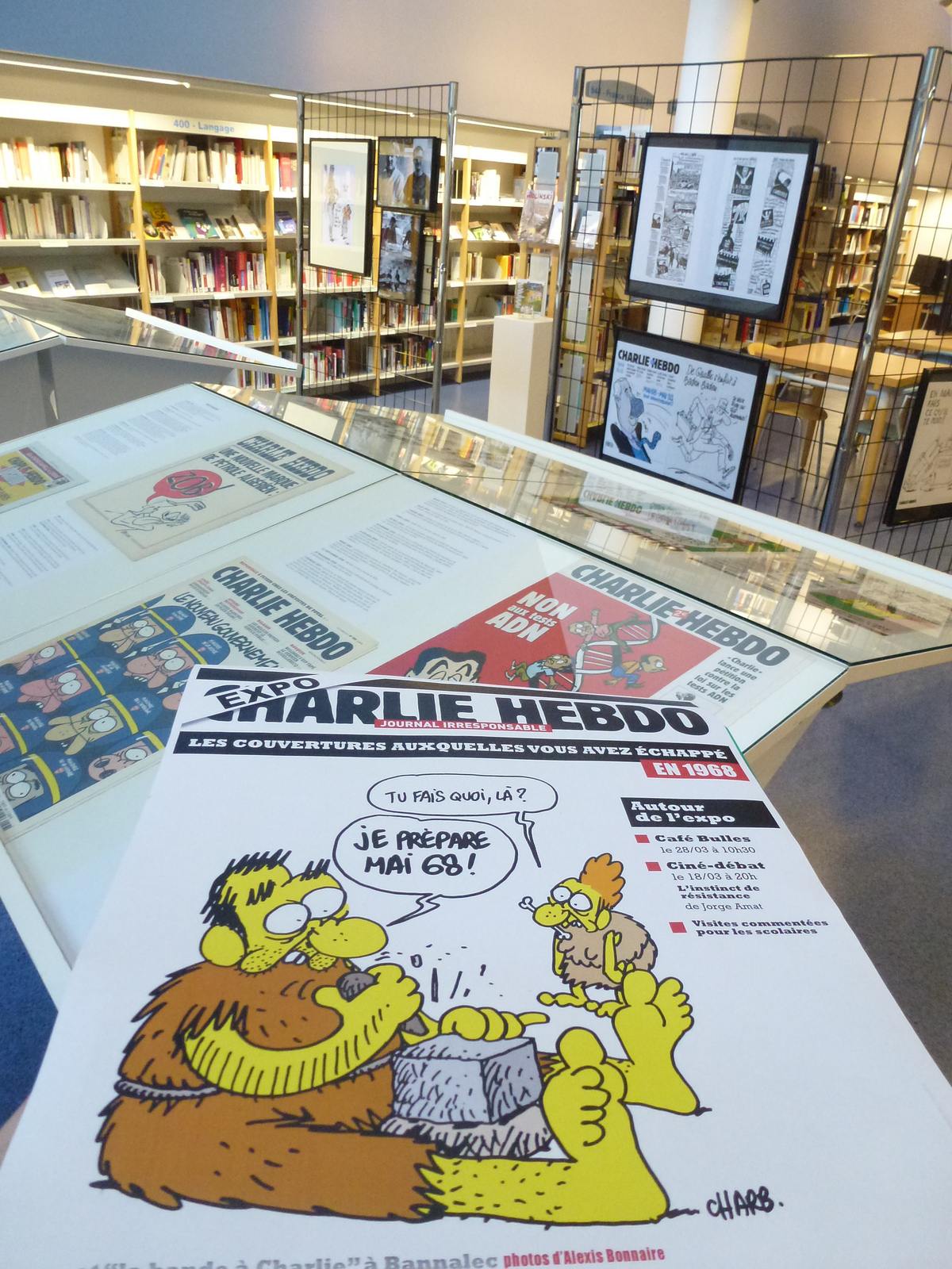 charlie hebdo exhibit15 Exhibition Charlie Hebdo at Quimperle