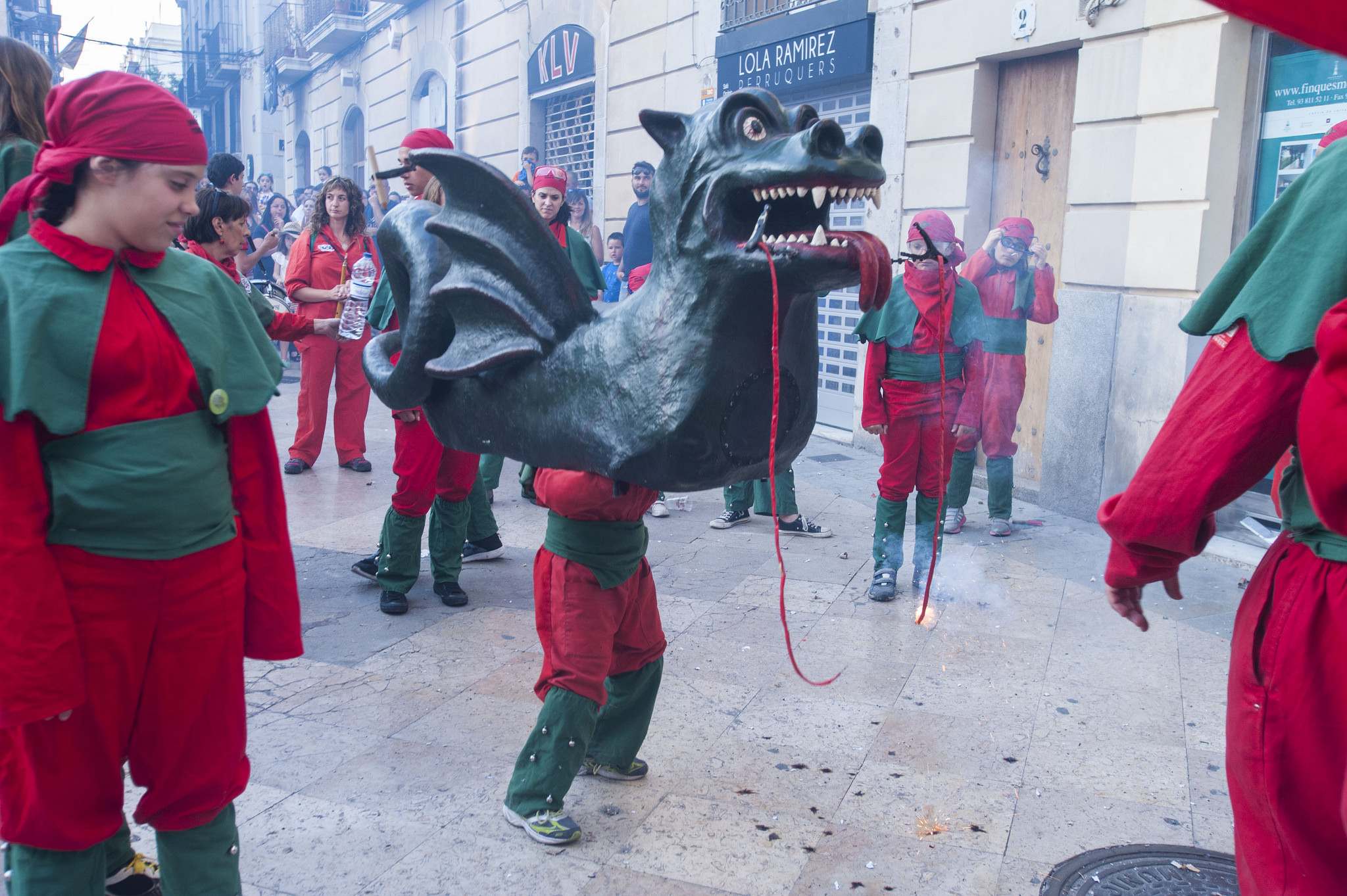 dragon barrina5 Presentation of New Dragon Barrina at Festival of Vilanova i la Geltru