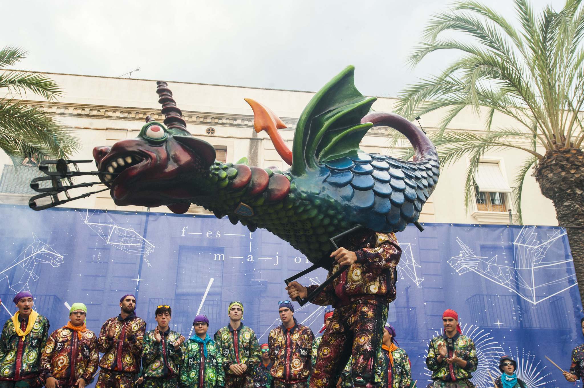dragon barrina7 Presentation of New Dragon Barrina at Festival of Vilanova i la Geltru