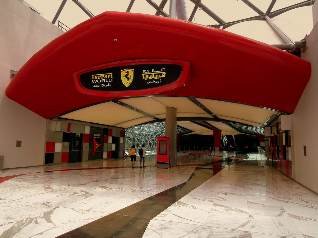 ferrari world abu dhabi1 Impressive Ferrari World in Abu Dhabi