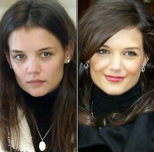 celebrities without makeup7 Celebrities With and Without MakeUp