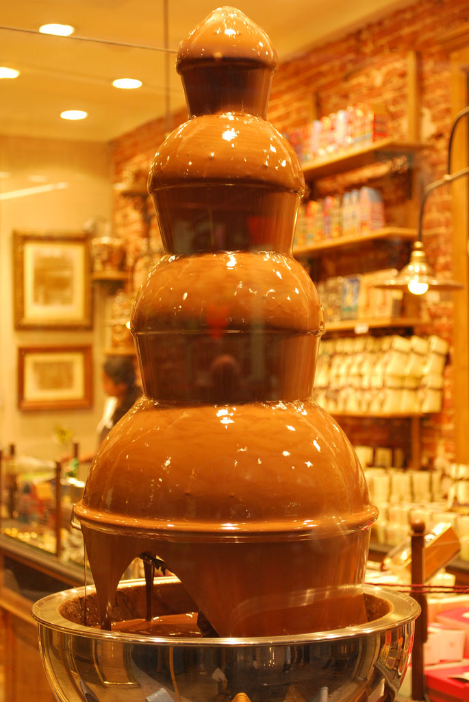 chocolate fountain6 What Kind of Chocolate Could Be Used in a Chocolate Fountain