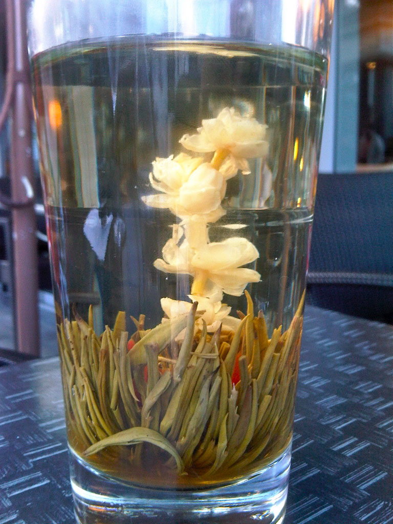 tea flower7 Quite Unusual Blooming Flower Tea
