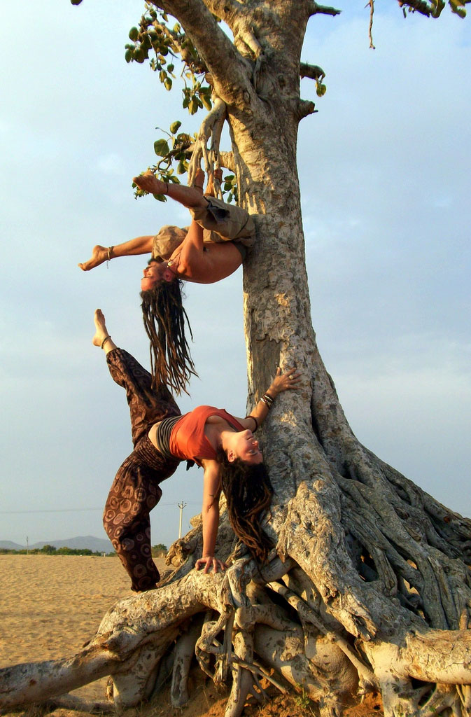 yoga poses2 Desert Yoga Exercise