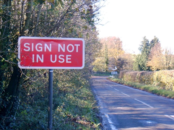 funny road signs 7 Funny Road Signs