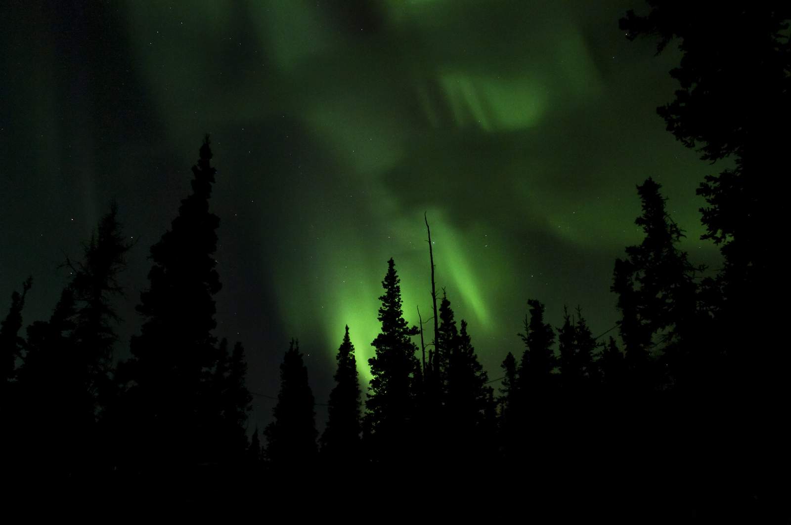 aurora borealis2 Aurora over Denali National Park and Preserve