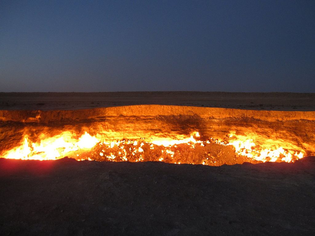 The Door to Hell in Darvaza aka Gas Crater