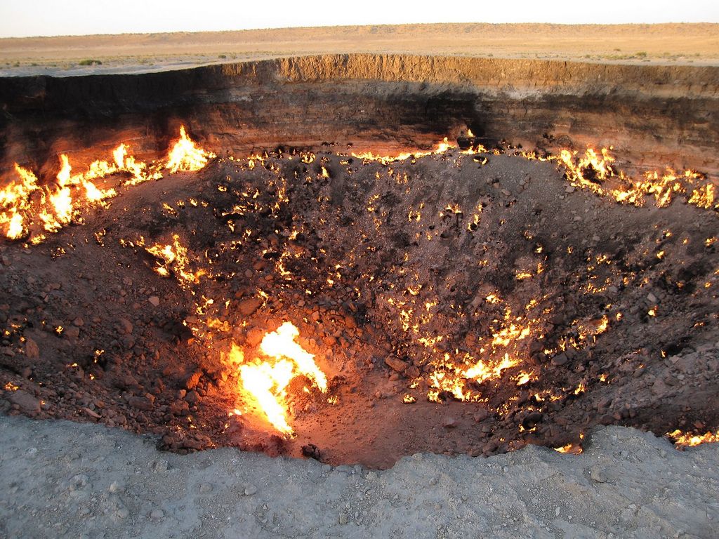 The Door to Hell in Darvaza aka Gas Crater