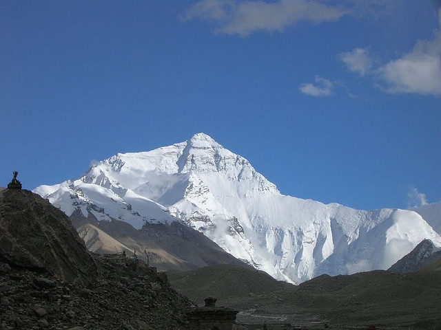 mount everest1 Mount Everest   Highest Mountain and Basecamp in the World