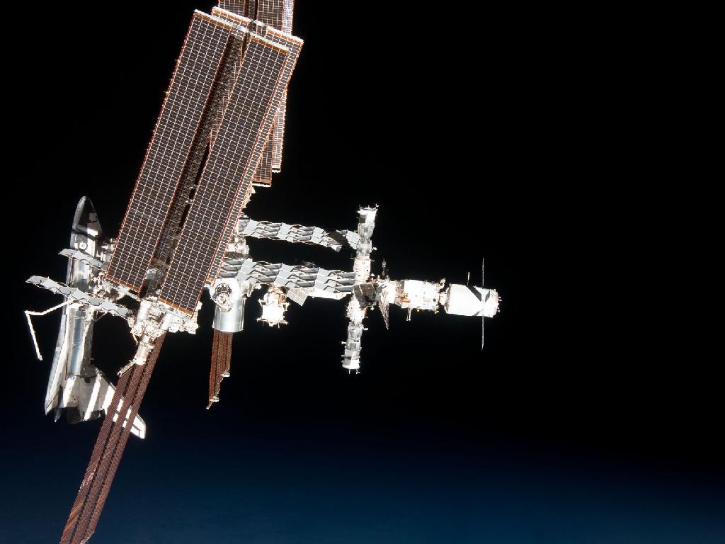 international space station13 The International Space Station and the Docked Endeavour