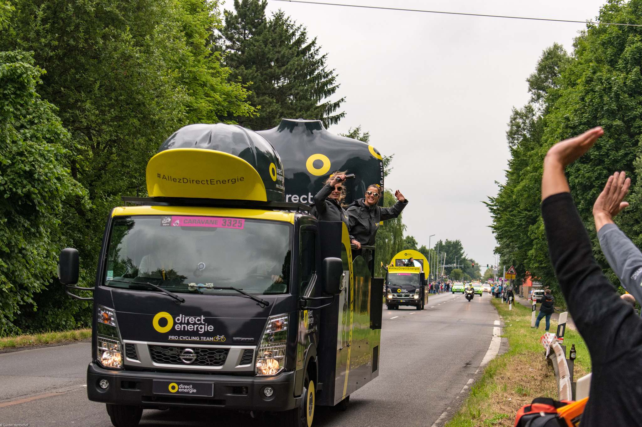 le tour16 Caravan Before the Start of the Tour de France   Dusseldorf
