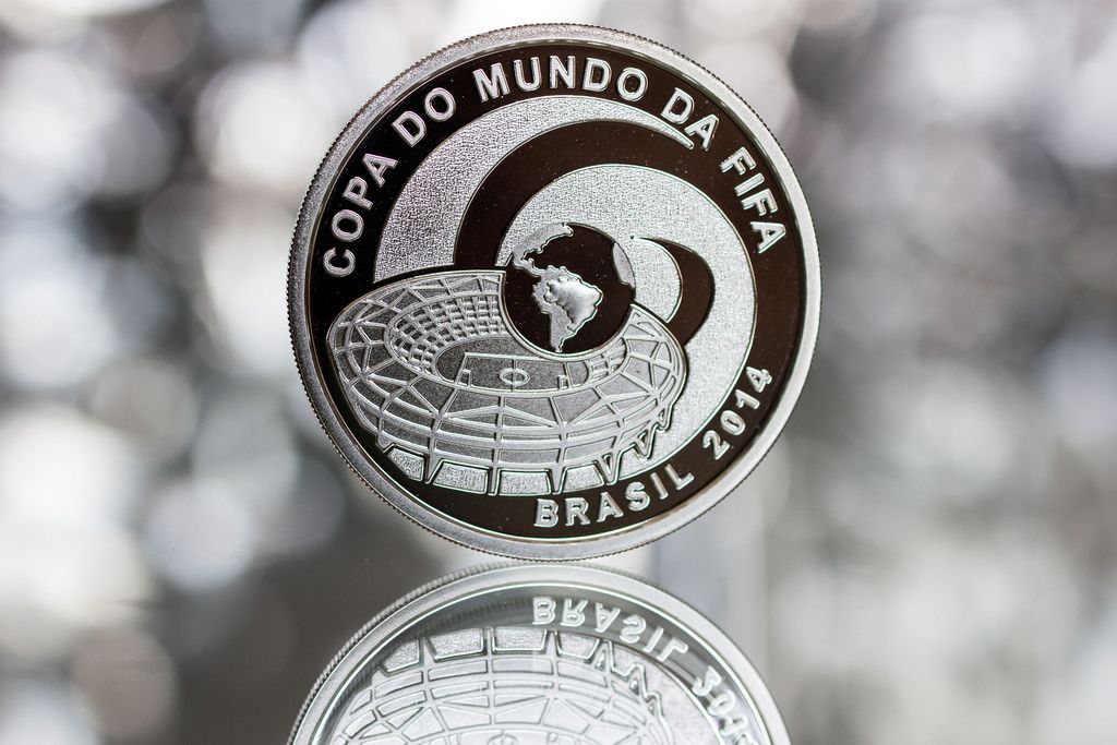 2014 brazil4 Commemorative Coins of the FIFA World Cup 2014 in Brazil