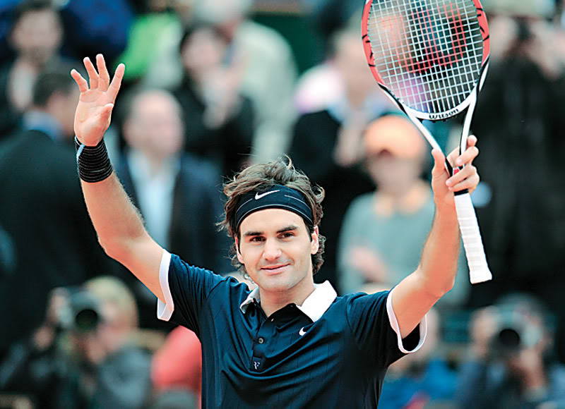 roger federer6 Roger Federer No. 2 ATP Tennis Player