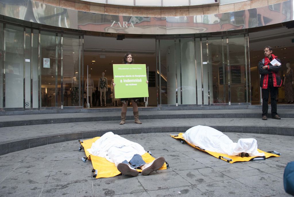 rana plaza5 Rana Plaza Disaster   Protest after One Year in Brussels