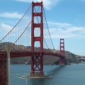Elegant Golden Gate Bridge in Sa...