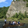 Rafting down the Dunajec Gorges